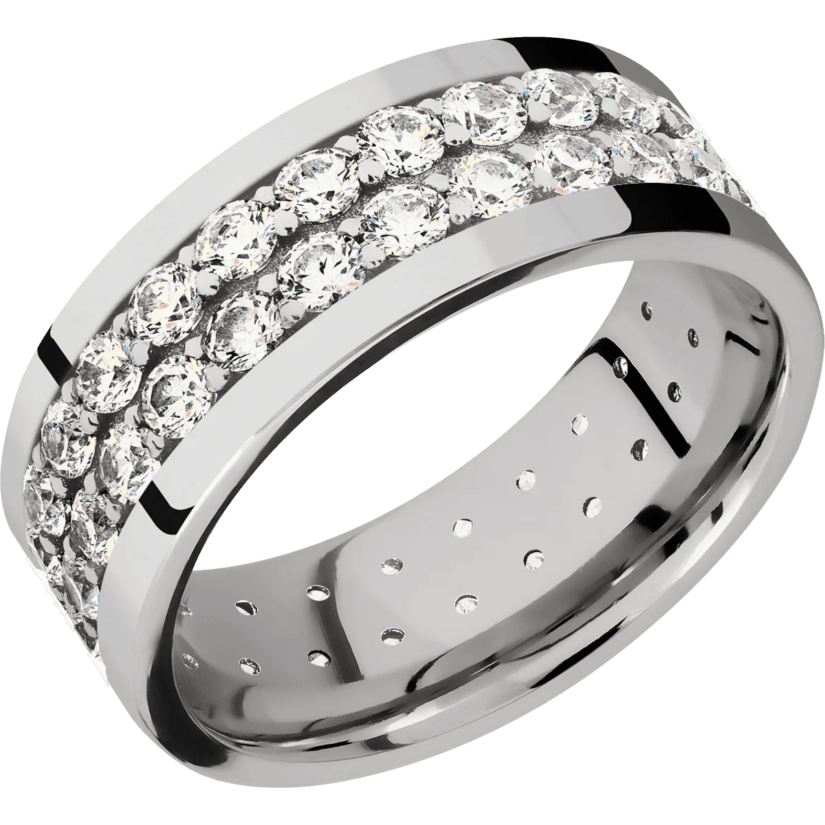 10K White Gold + Polish Finish - Image 2