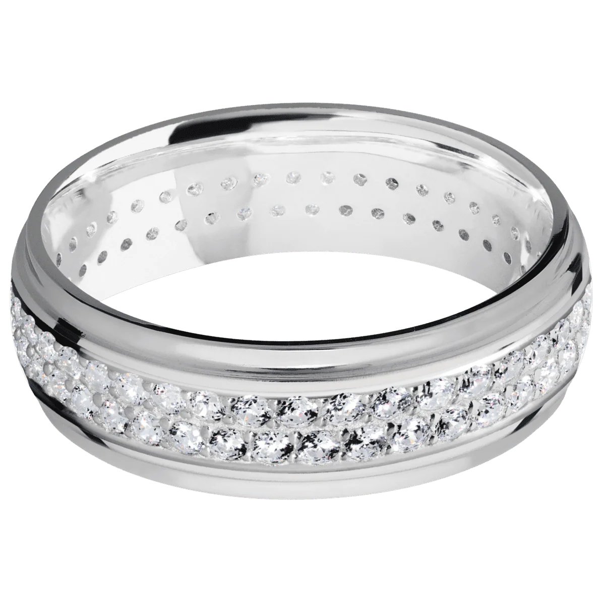 10K White Gold + Polish , Polish Finish - Image 3