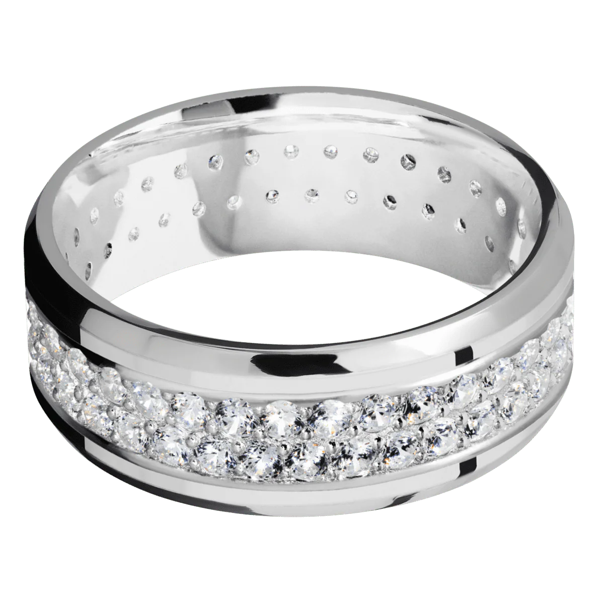 10K White Gold + Polish , Polish Finish - Image 3