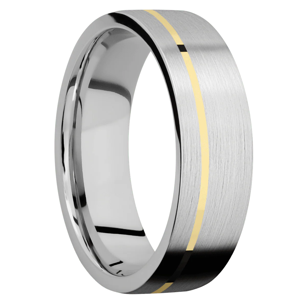 10K White Gold + Satin , Satin Finish