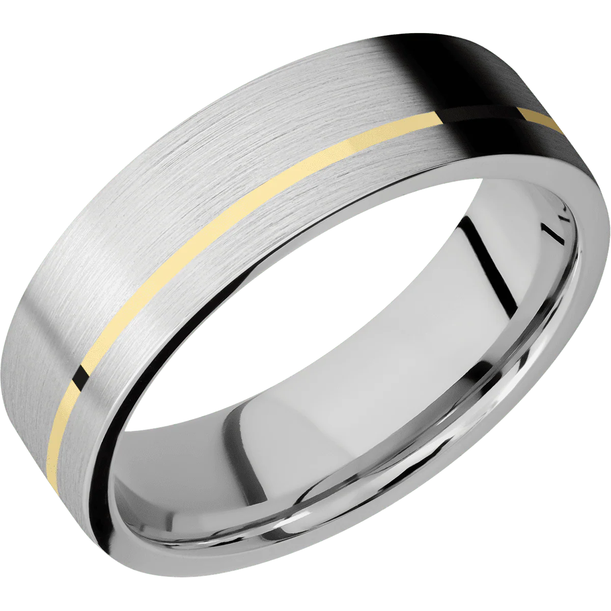 10K White Gold + Satin , Satin Finish - Image 2