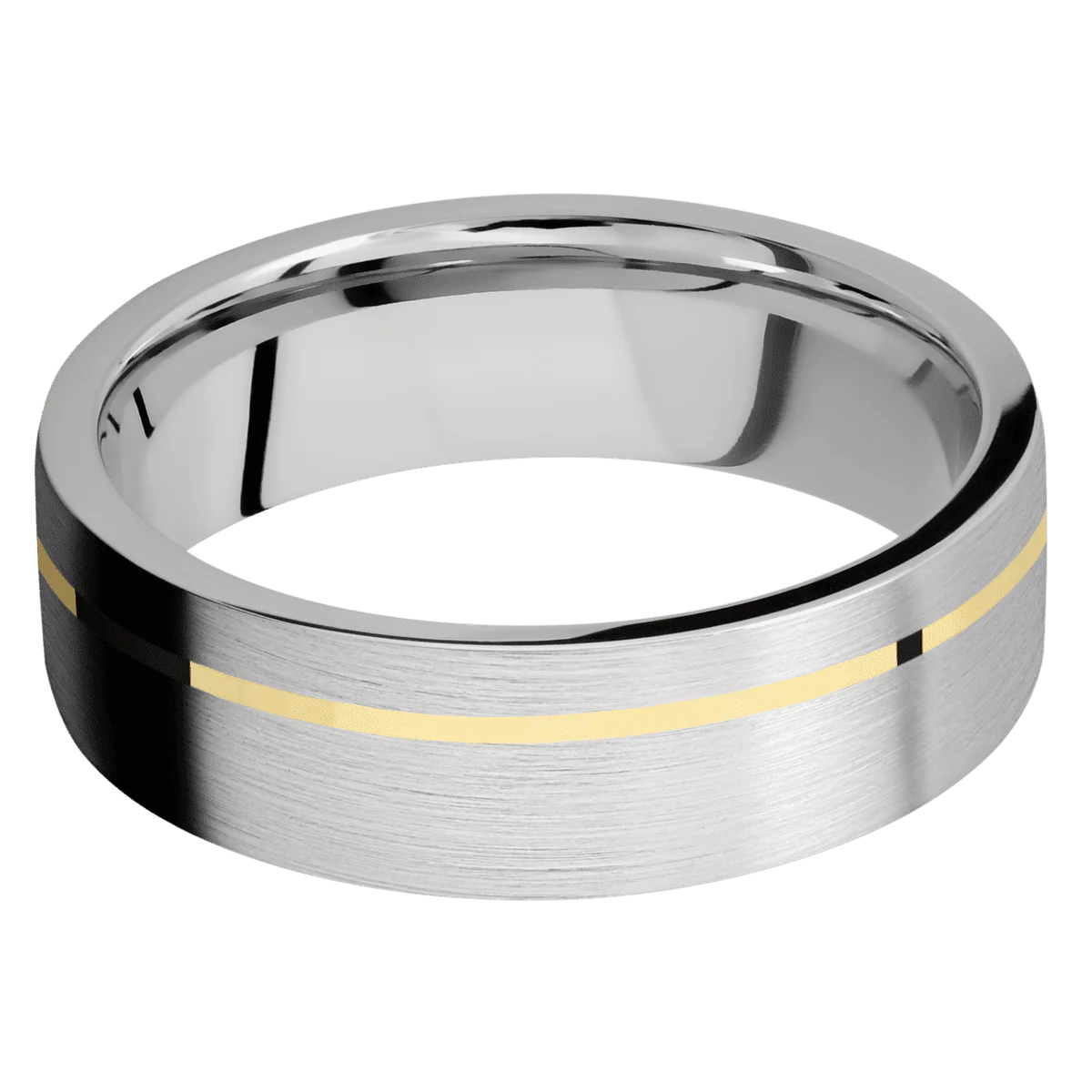 10K White Gold + Satin , Satin Finish - Image 3