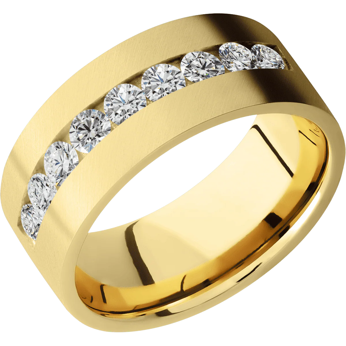 10K Yellow Gold + Anglesatin Finish - Image 2