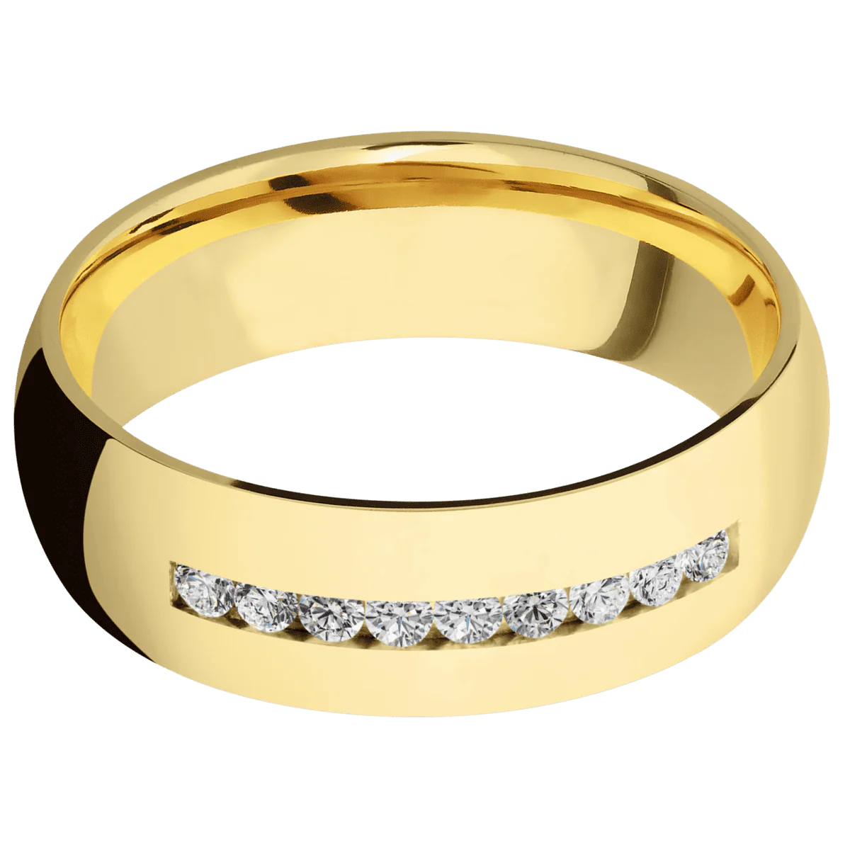10K Yellow Gold + Polish Finish - Image 3