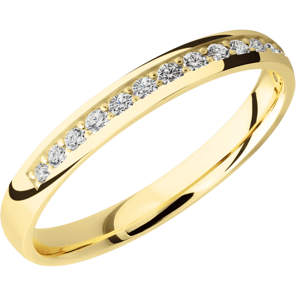 10K Yellow Gold + Polish Finish - Image 2