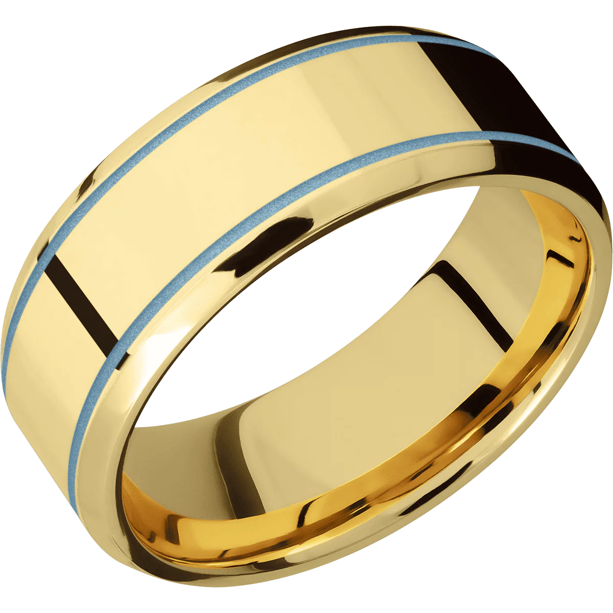 10K Yellow Gold + Polish , Polish Finish - Image 2