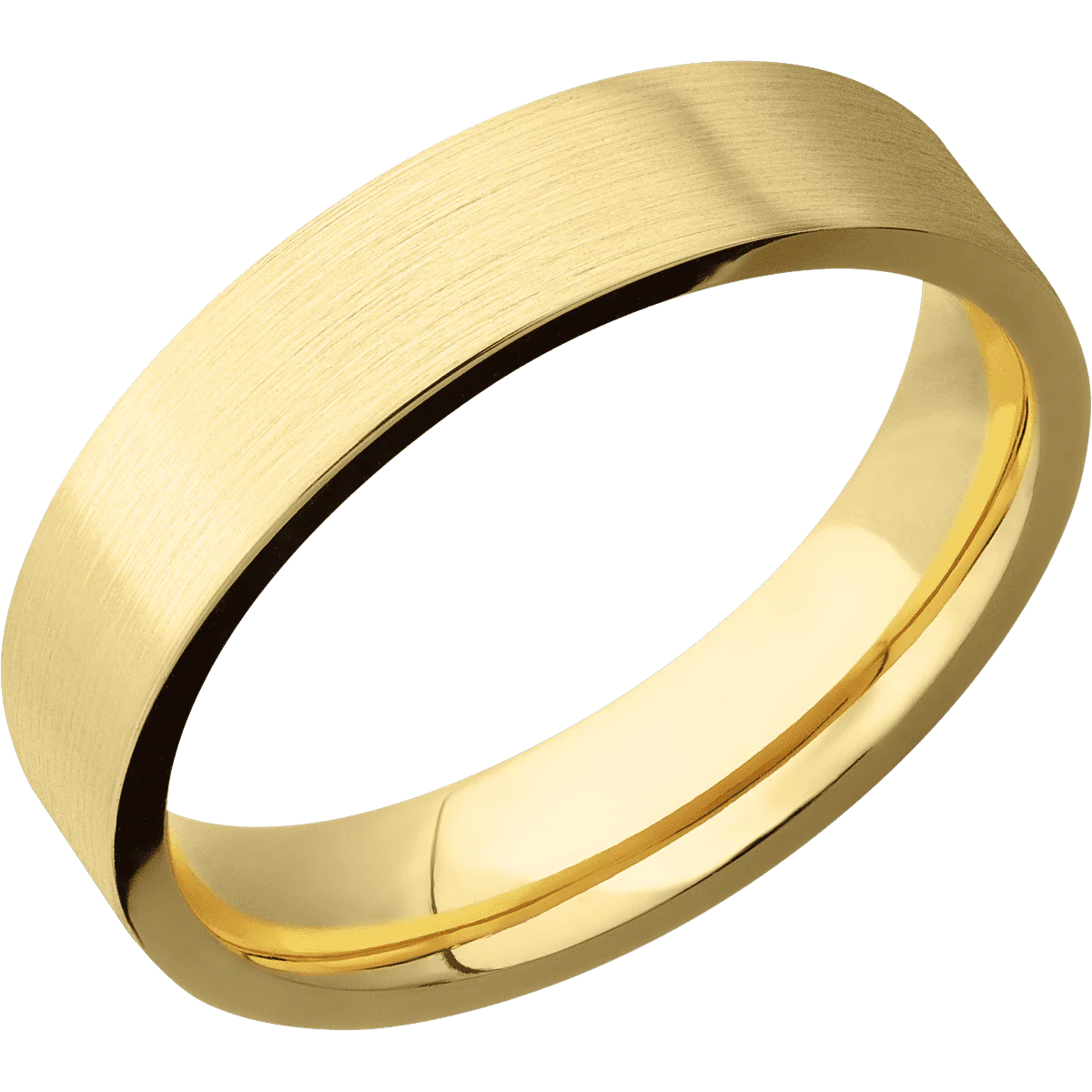 10K Yellow Gold + Satin Finish - Image 2