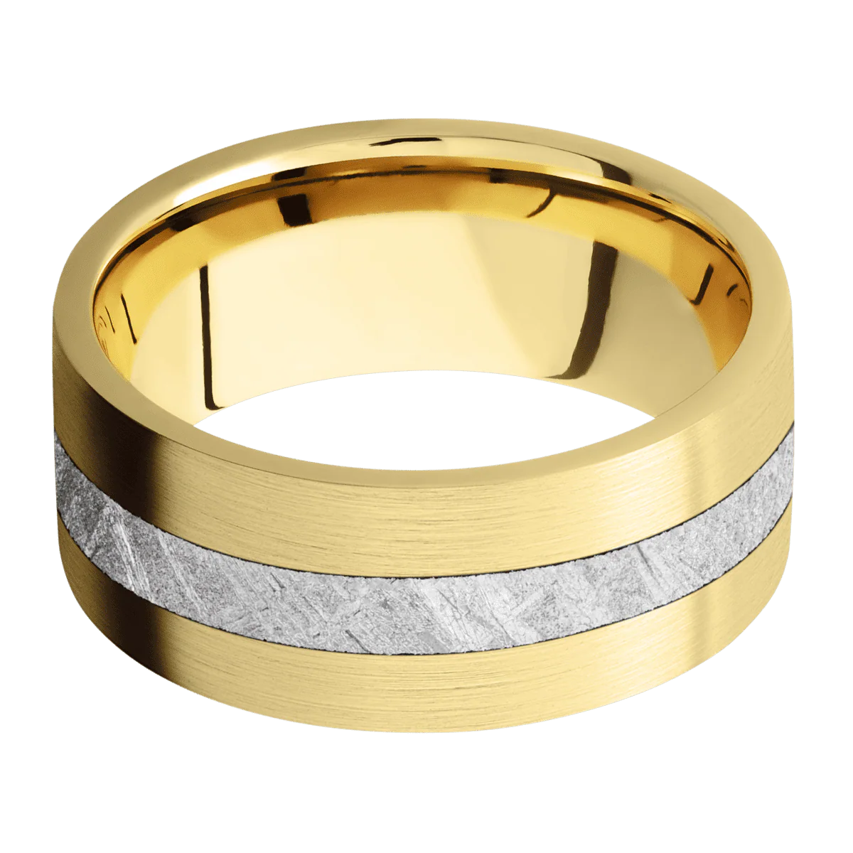 10K Yellow Gold + Satin Finish - Image 3