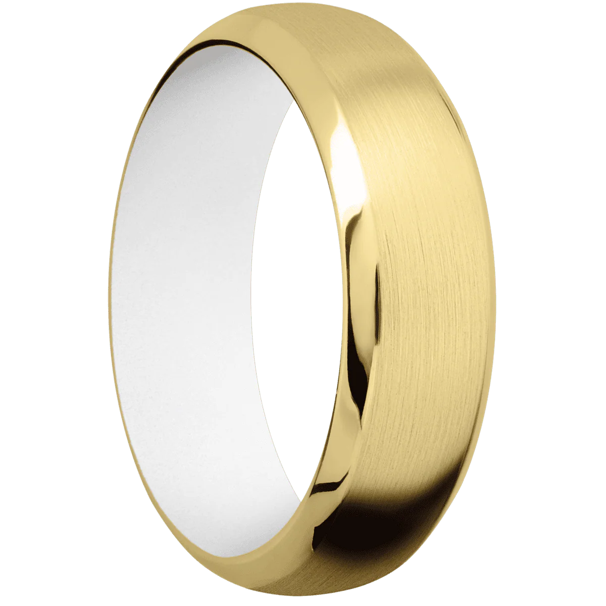 10K Yellow Gold + Satin , Polish Finish + Your Color