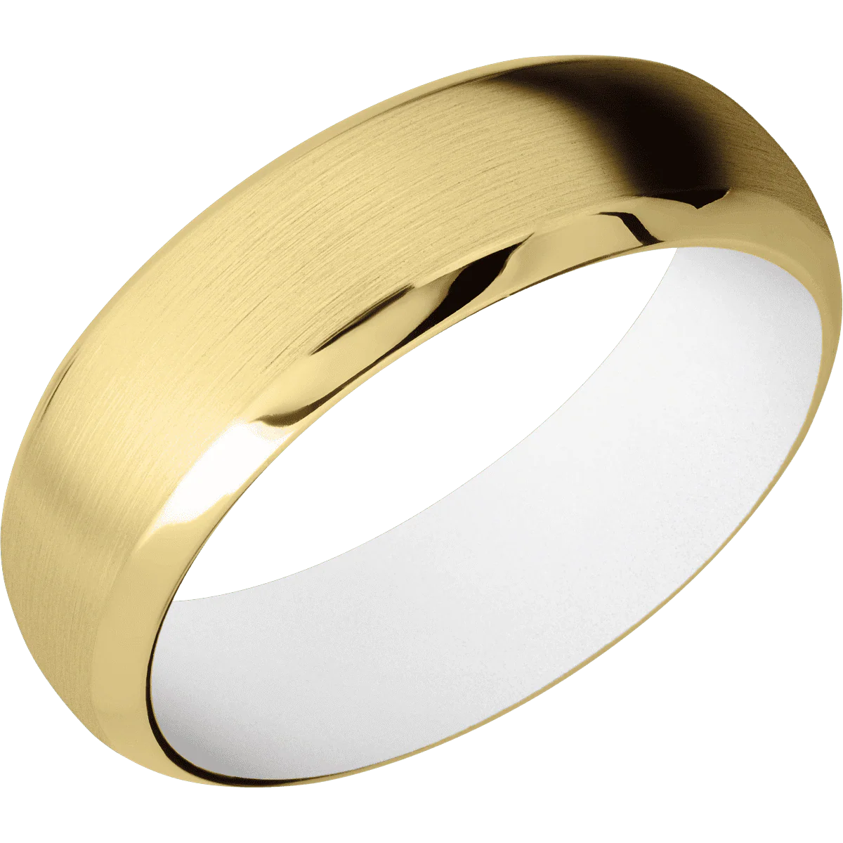 10K Yellow Gold + Satin , Polish Finish + Your Color - Image 2