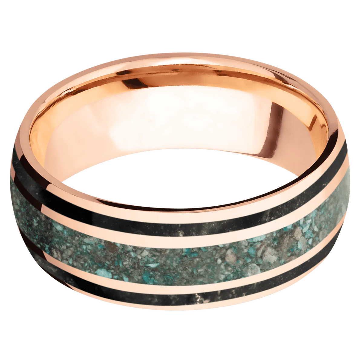 14K Rose Gold + Polish Finish - Image 3