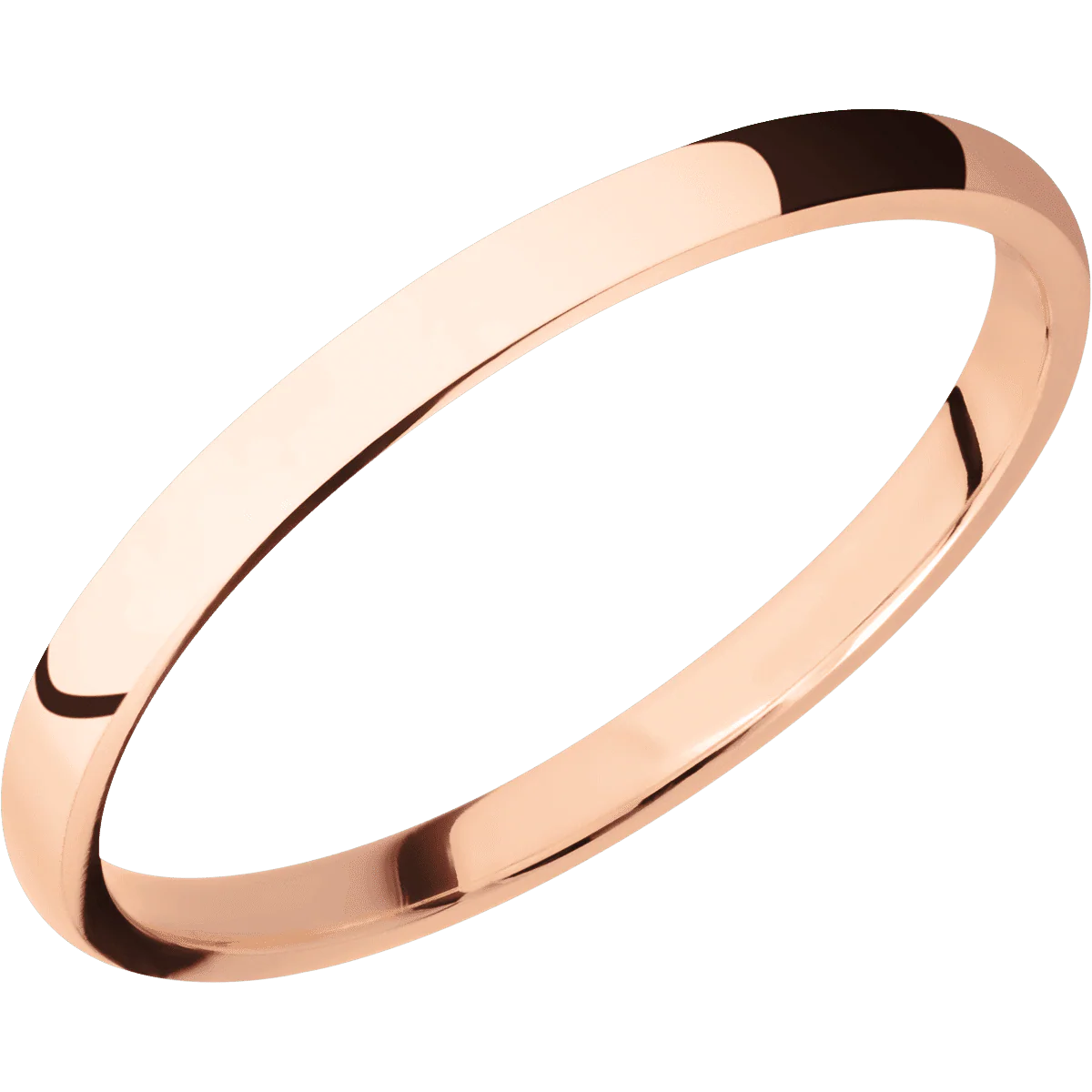 14K Rose Gold + Polish Finish - Image 2