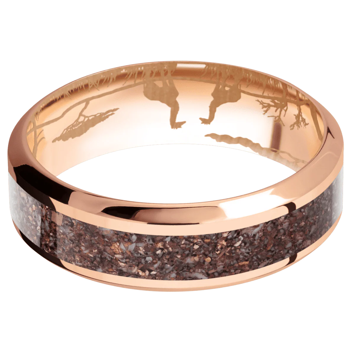 14K Rose Gold + Polish , Polish Finish - Image 3