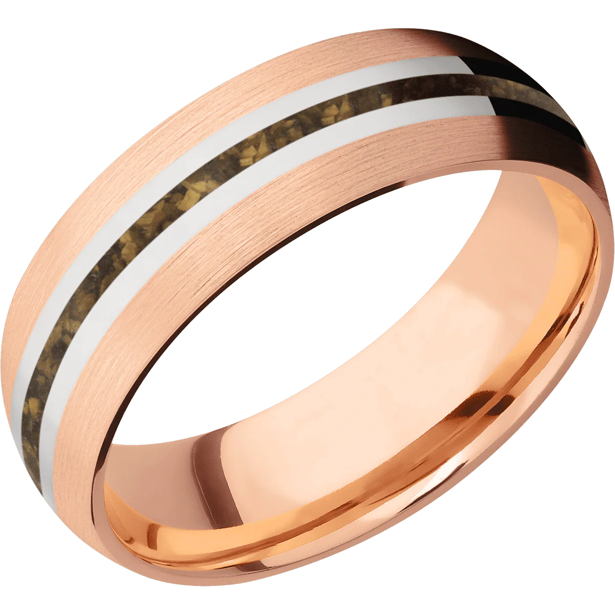 14K Rose Gold + Satin Finish - Image 2