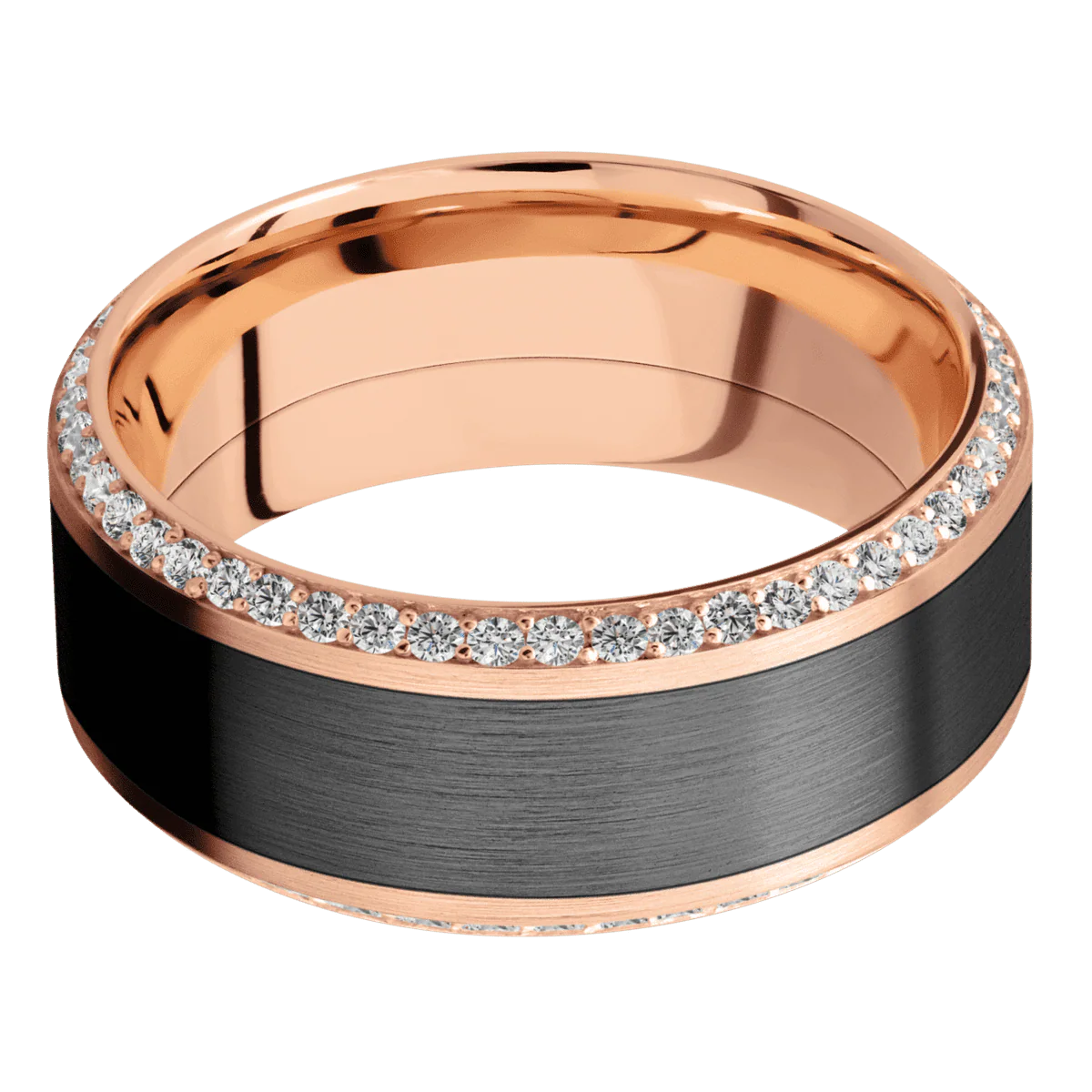 14K Rose Gold + Satin , Polish Finish - Image 3
