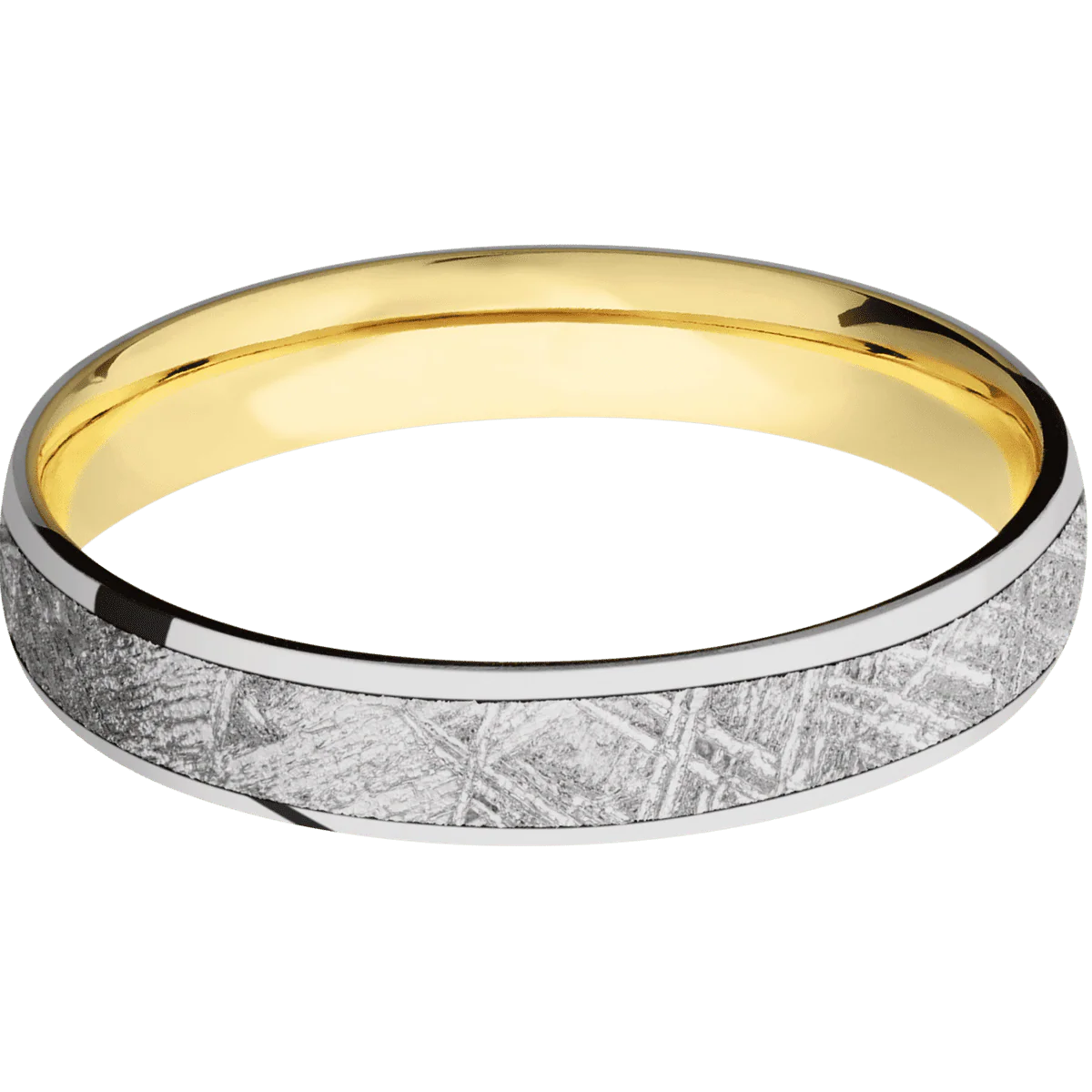 14K White Gold + Polish Finish + 10K Yellow Gold - Image 3