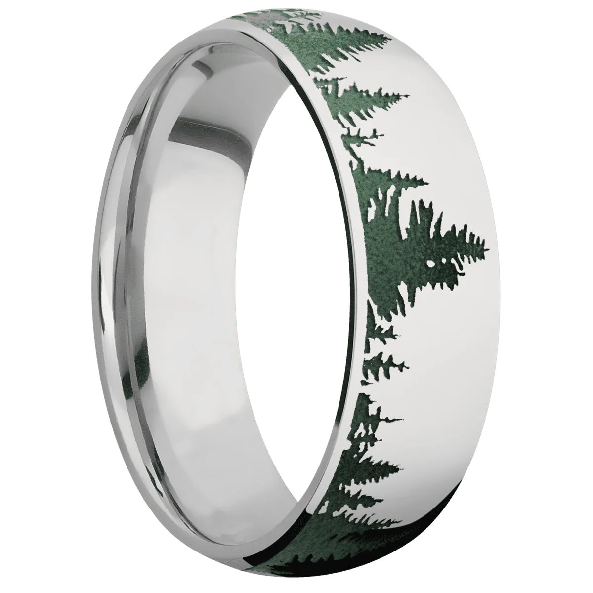 14K White Gold + Polish Finish