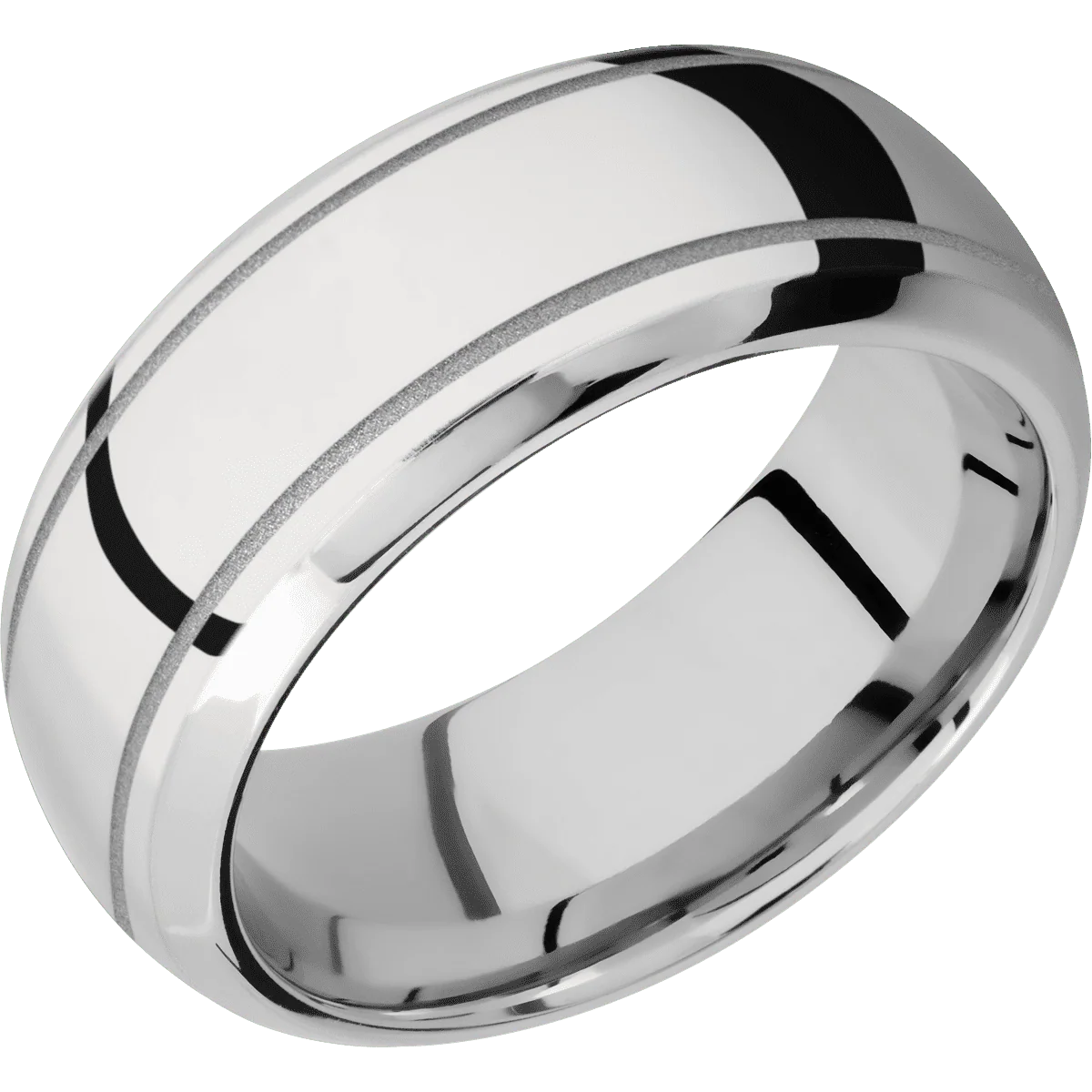 14K White Gold + Polish , Polish Finish - Image 2