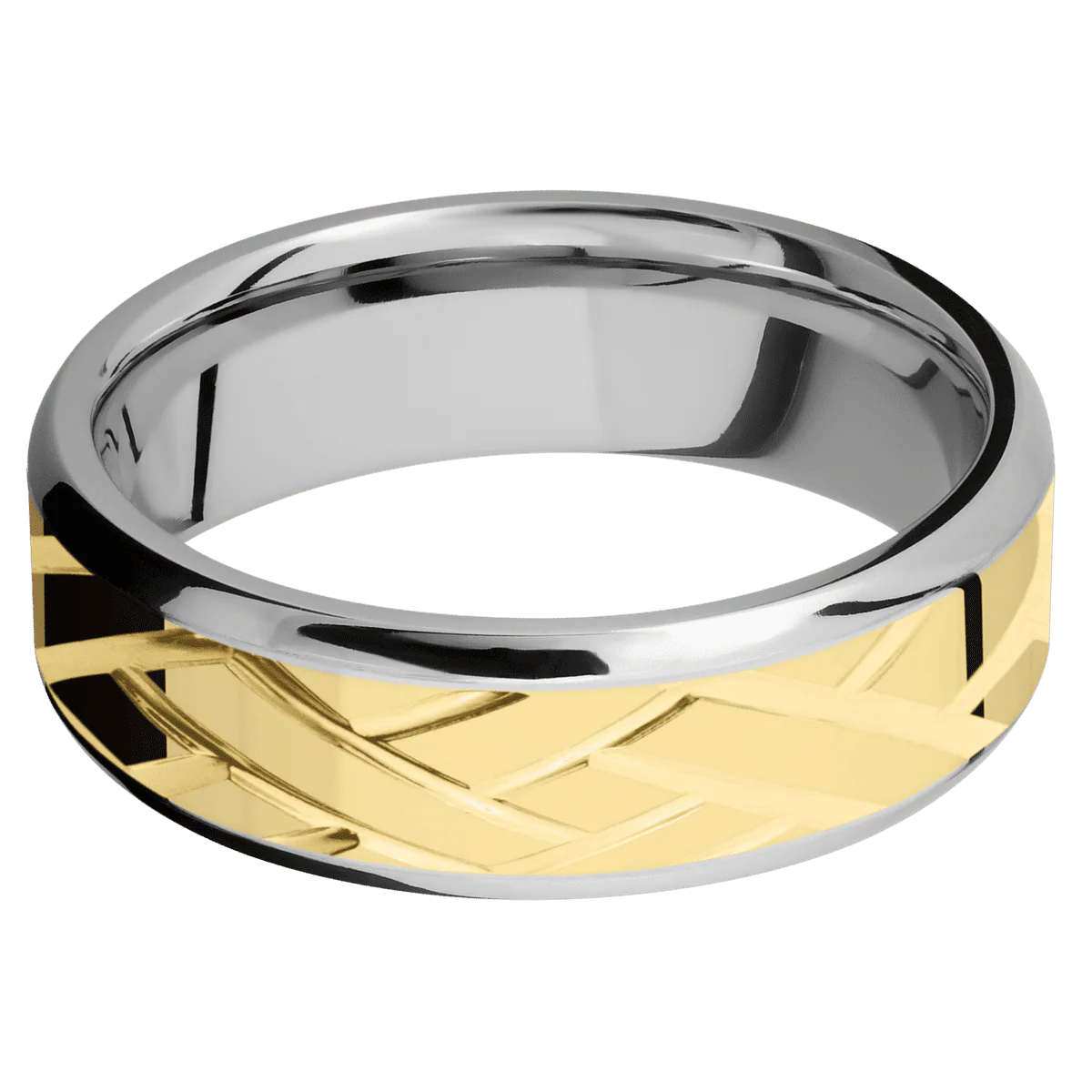 14K White Gold + Polish , Polish Finish - Image 3
