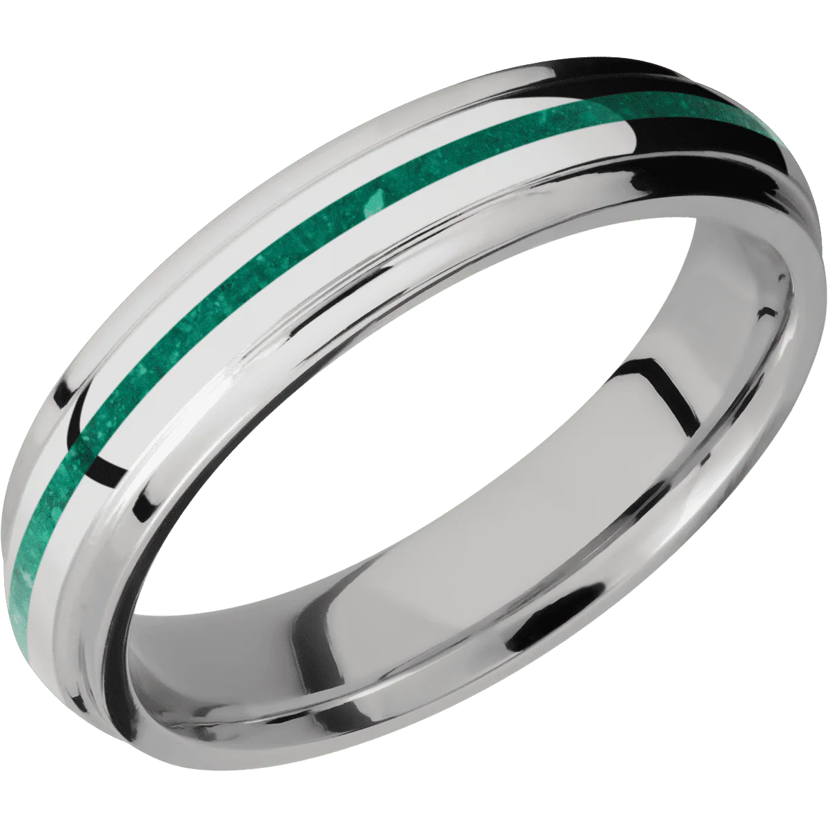 14K White Gold + Polish , Polish Finish - Image 2