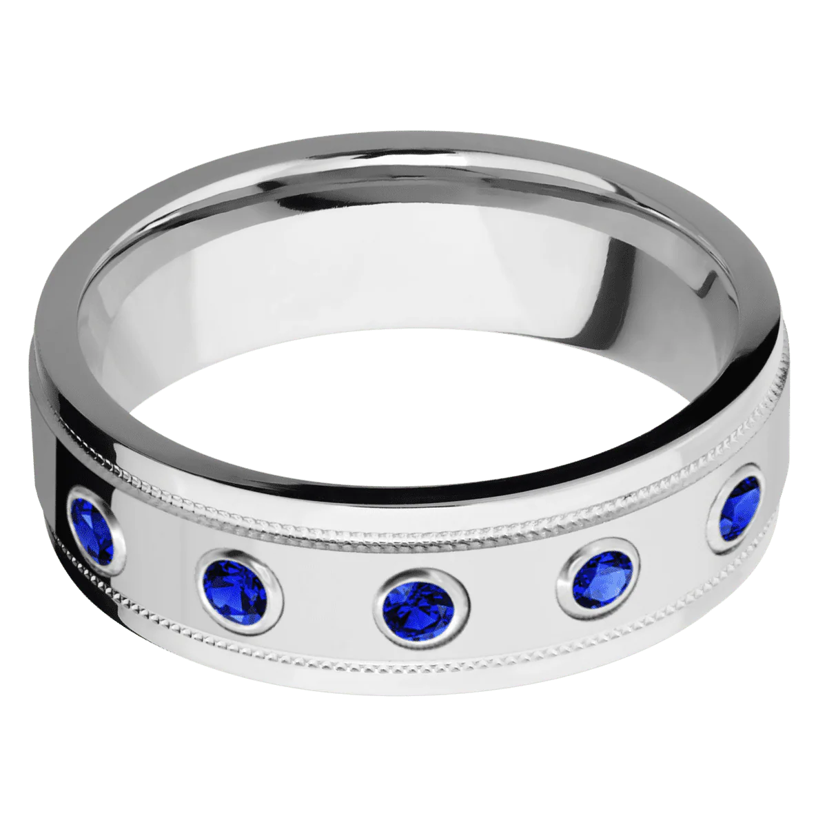 14K White Gold + Polish , Polish Finish - Image 3