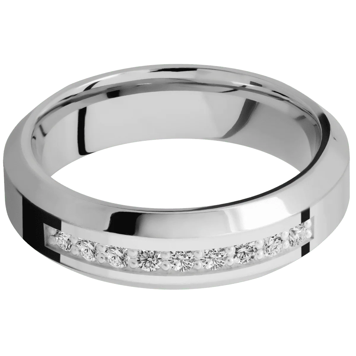 14K White Gold + Polish , Polish Finish - Image 3