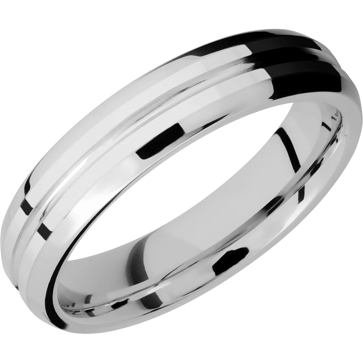 14K White Gold + Polish , Polish Finish - Image 2