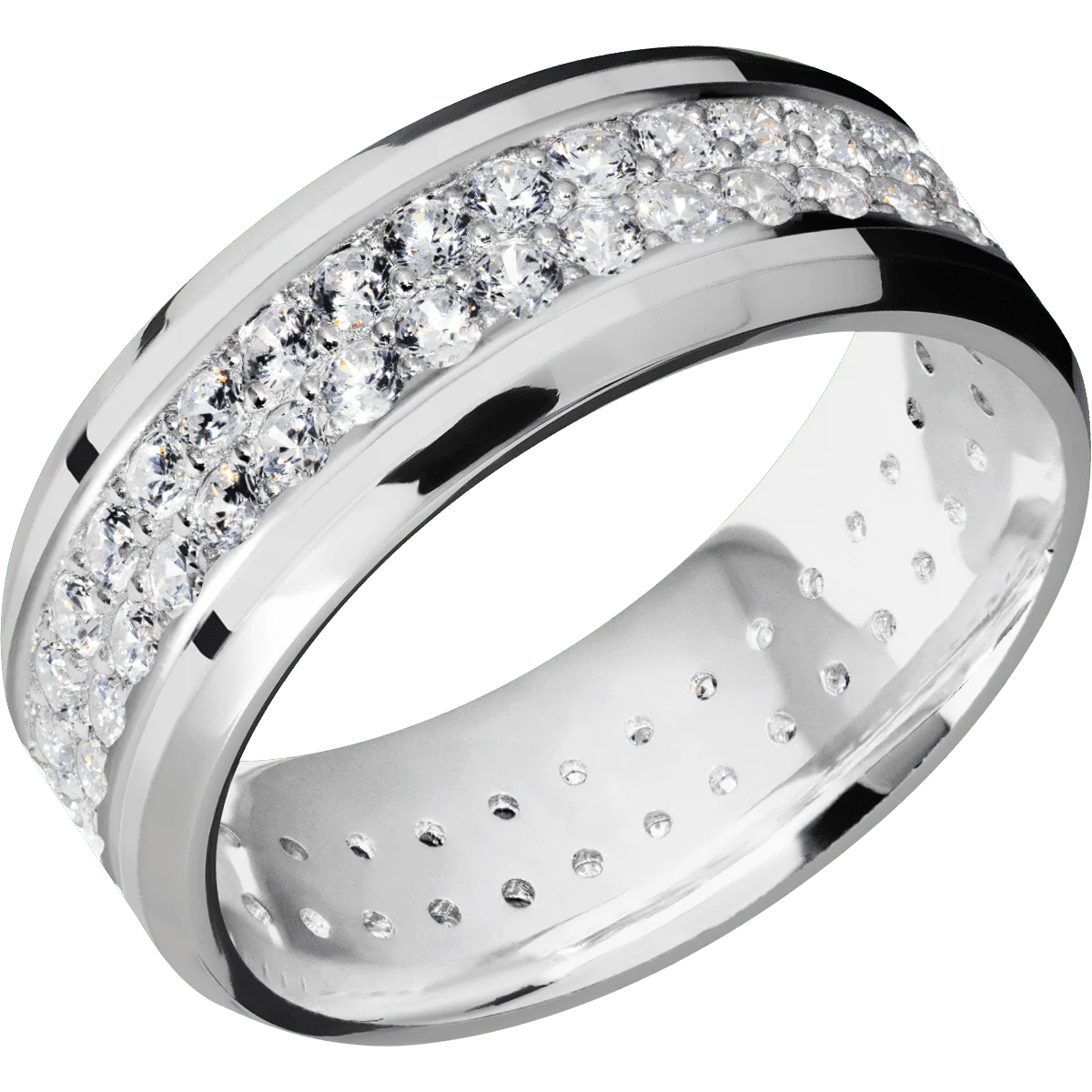 14K White Gold + Polish , Polish Finish - Image 2