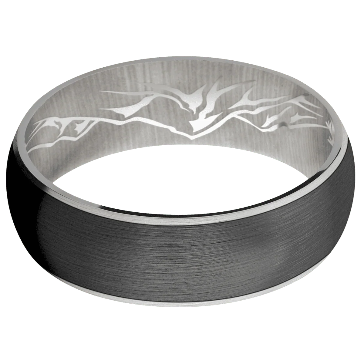 14K White Gold + Satin Finish - Image 3