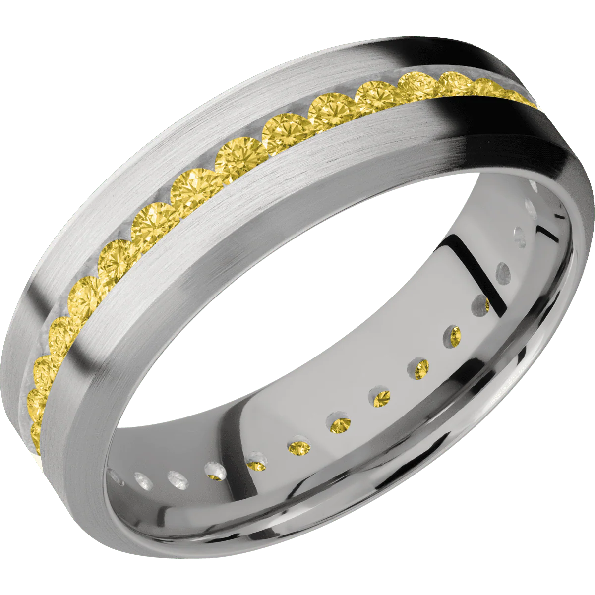 14K White Gold + Satin , Satin Finish - Image 2