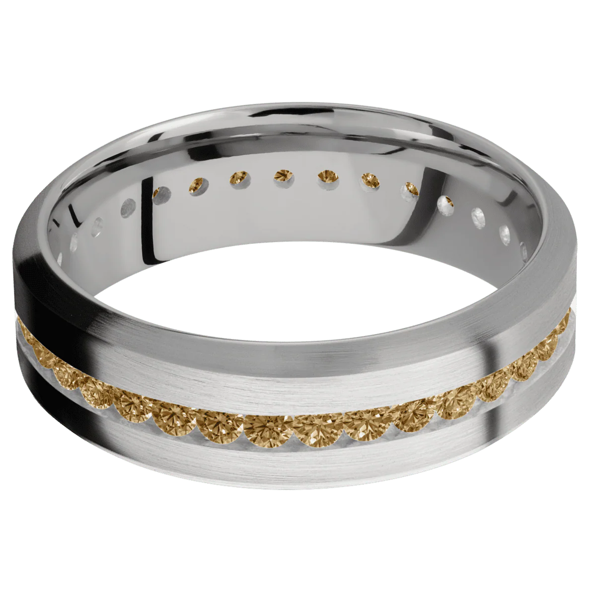 14K White Gold + Satin , Satin Finish - Image 3