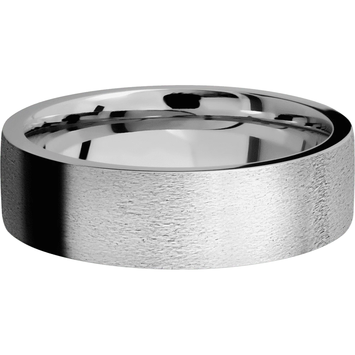 14K White Gold + Stone Finish - Image 3