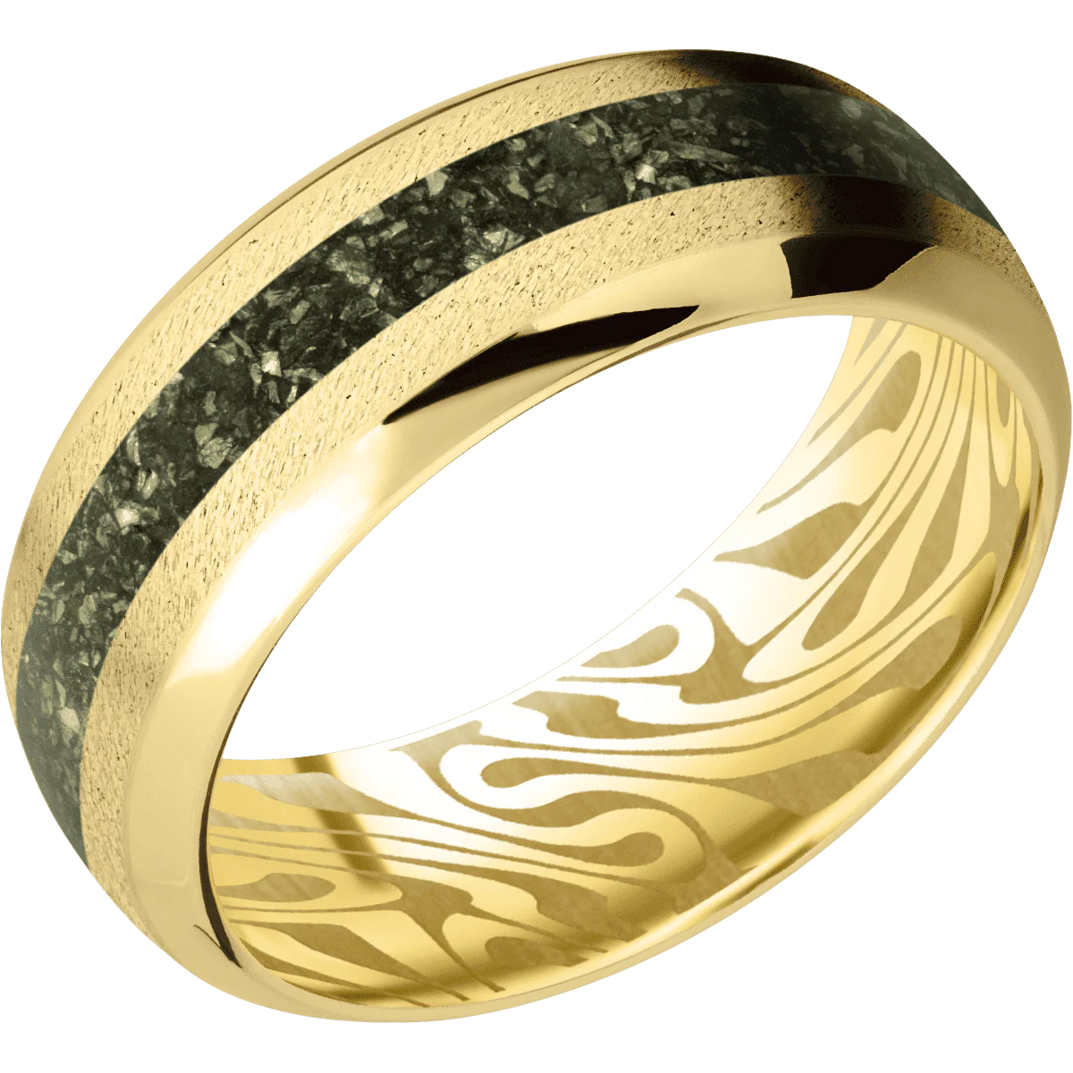 14K Yellow Gold + Anglestone , Polish Finish - Image 2