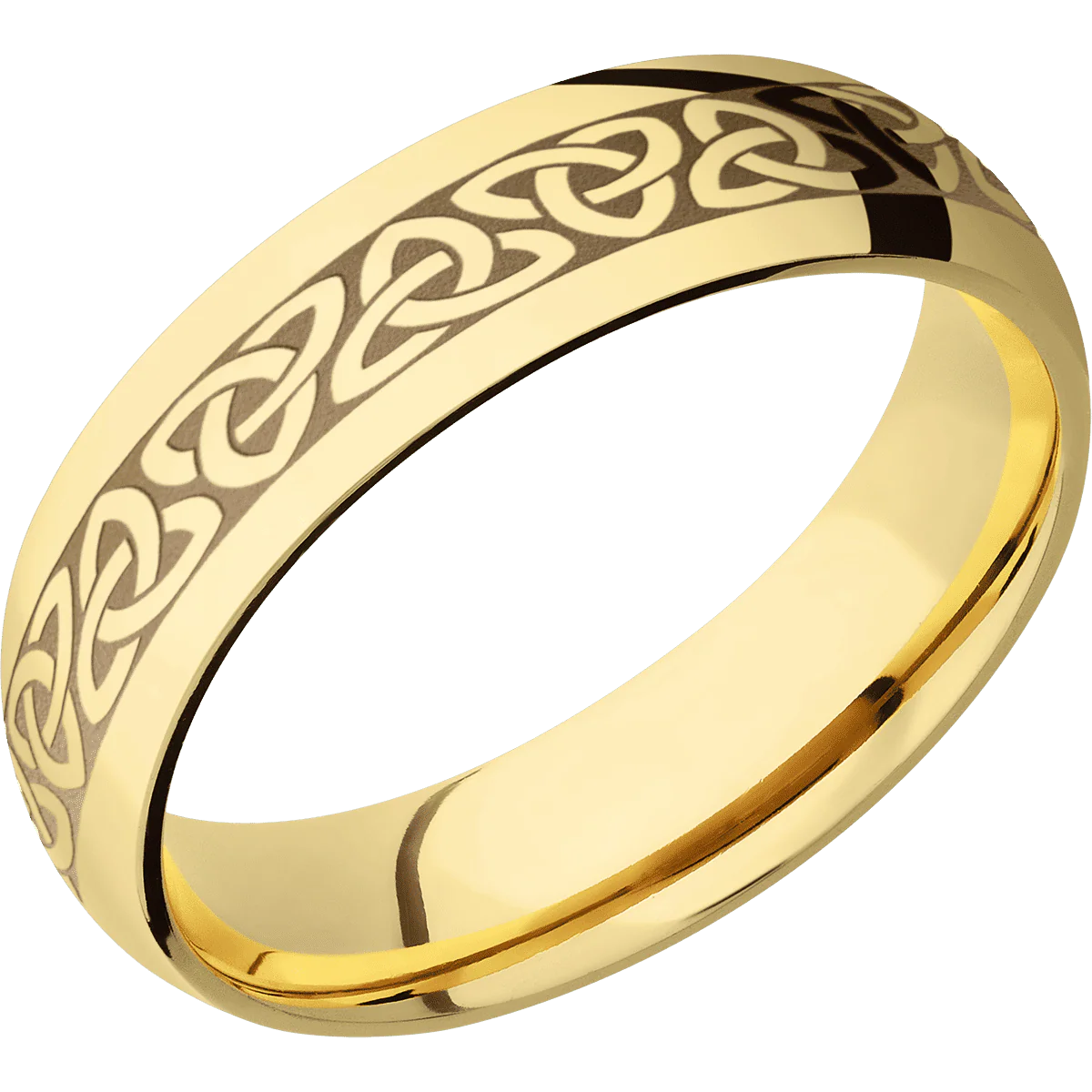 14K Yellow Gold + Polish Finish - Image 2