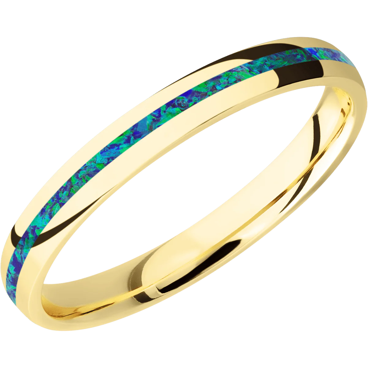 14K Yellow Gold + Polish Finish - Image 2