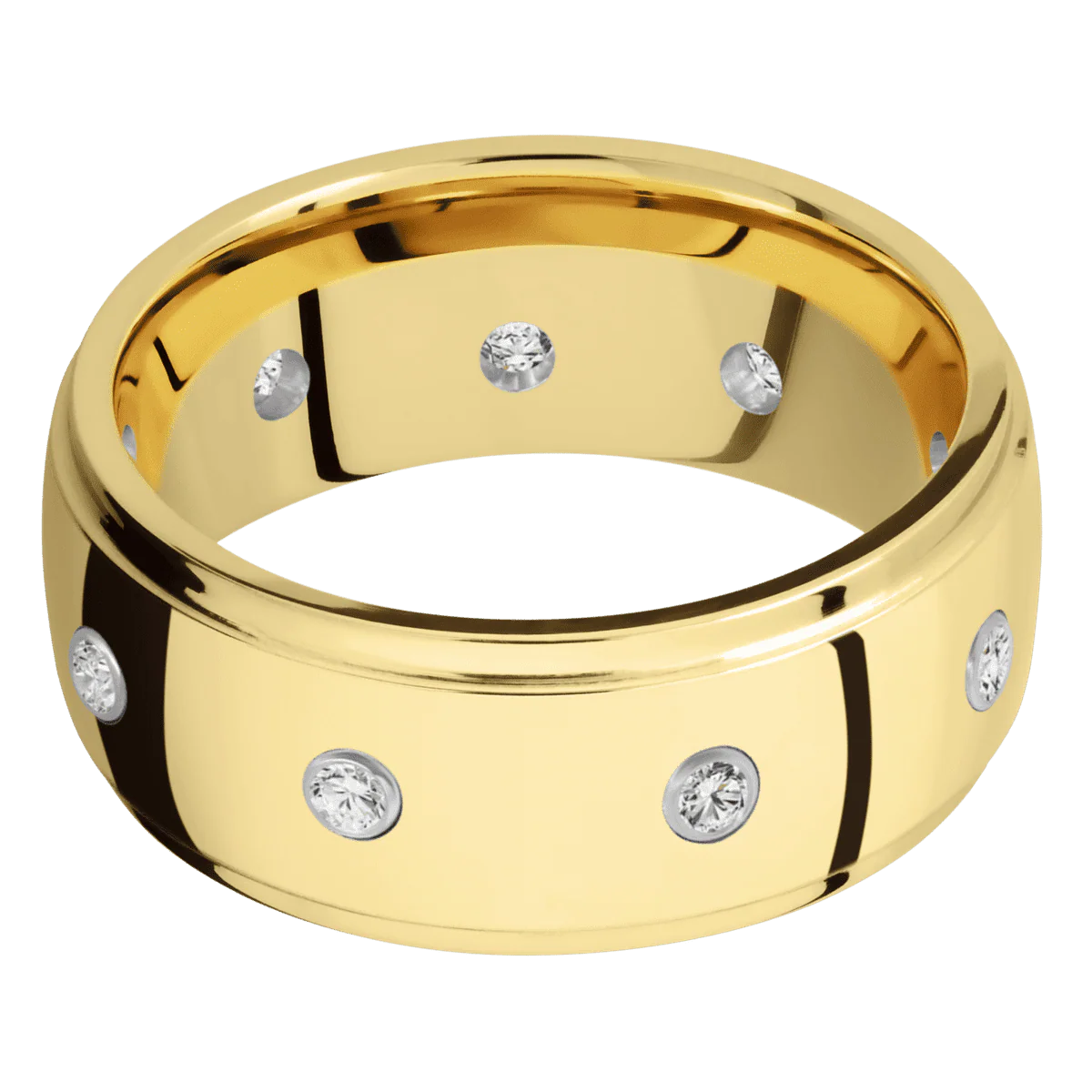 14K Yellow Gold + Polish , Polish Finish - Image 3