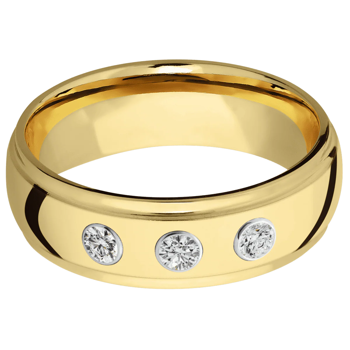 14K Yellow Gold + Polish , Polish Finish - Image 3