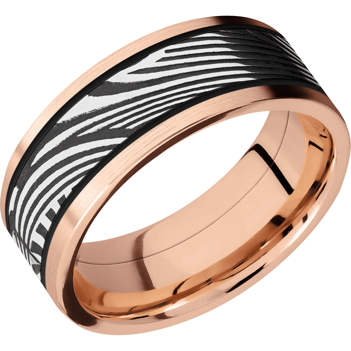 18K Rose Gold + Satin Finish - Image 2