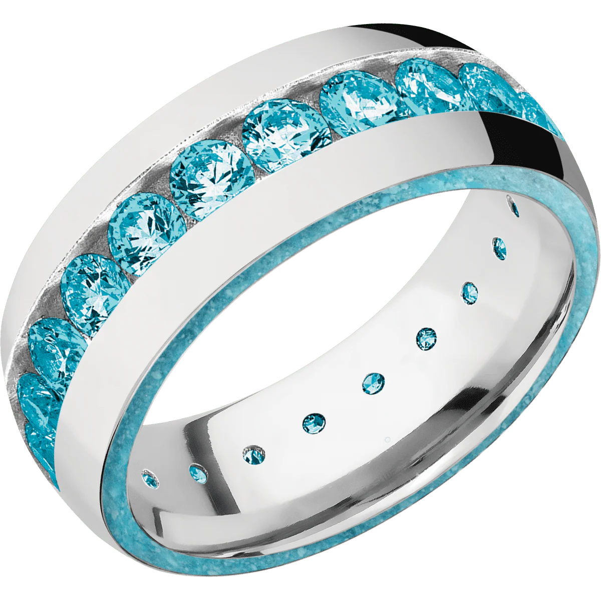 18K White Gold + Polish Finish - Image 2
