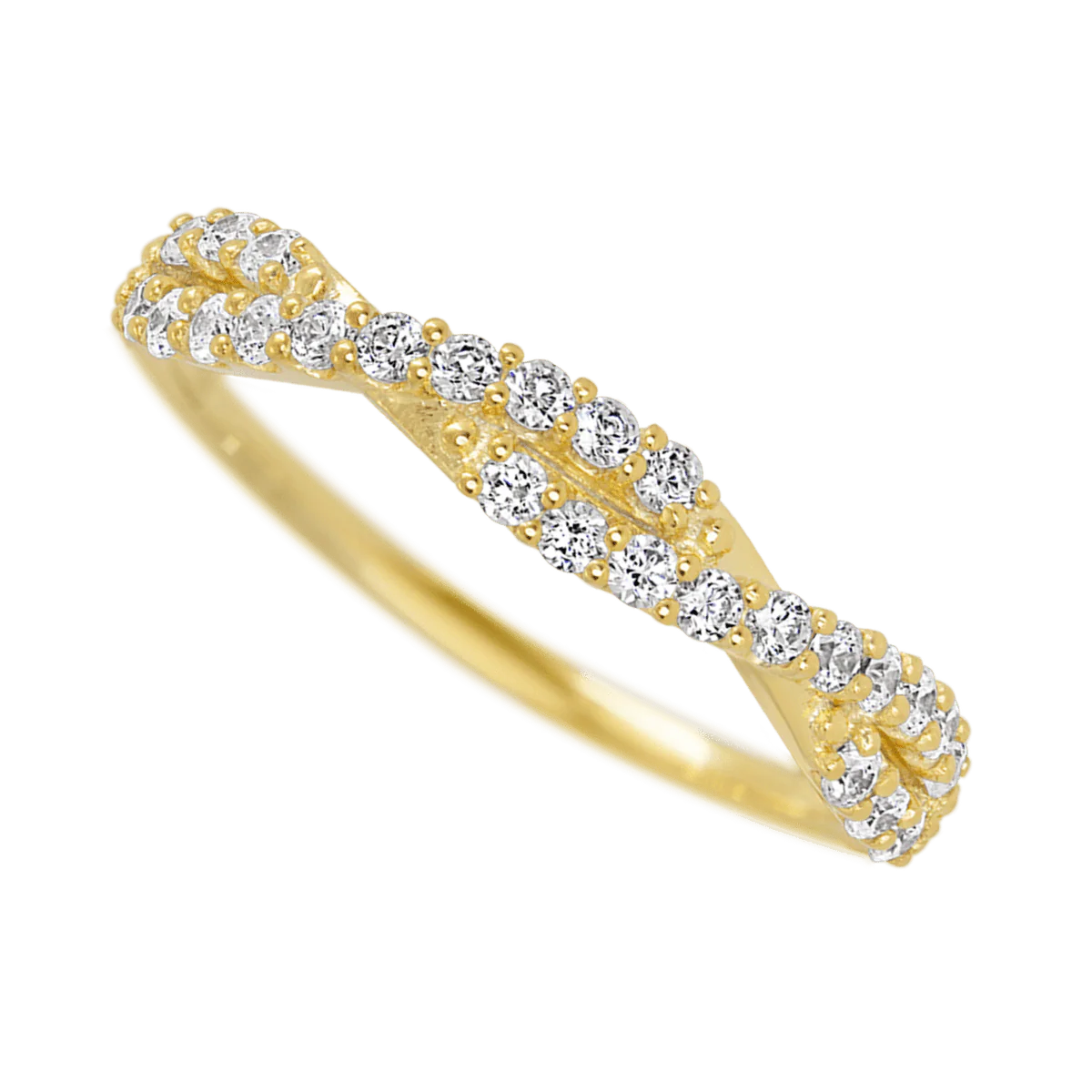 18K Yellow Gold band with 26 Round Lab Grown Diamond having TCW-.39 - Image 3