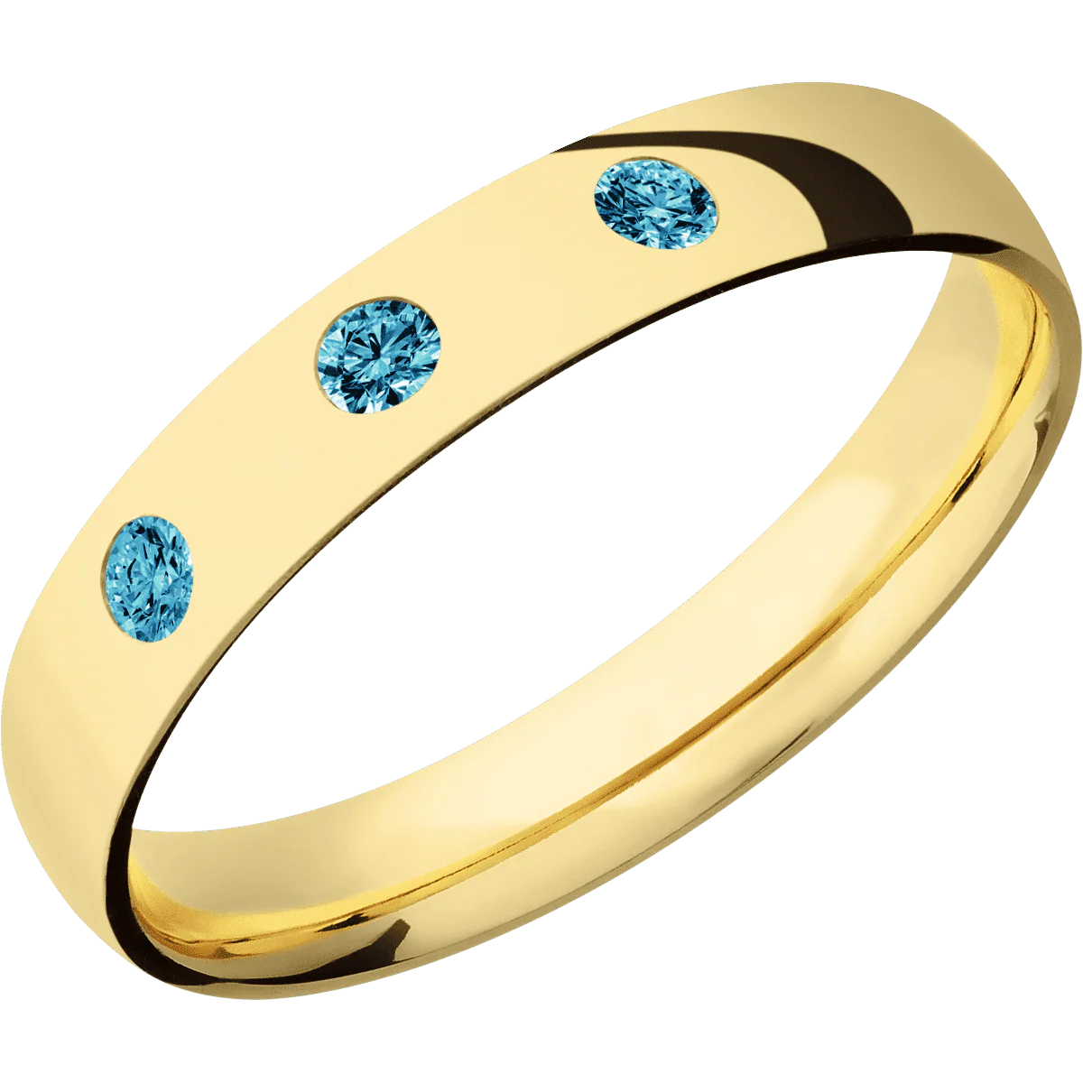 18K Yellow Gold + Polish Finish - Image 2