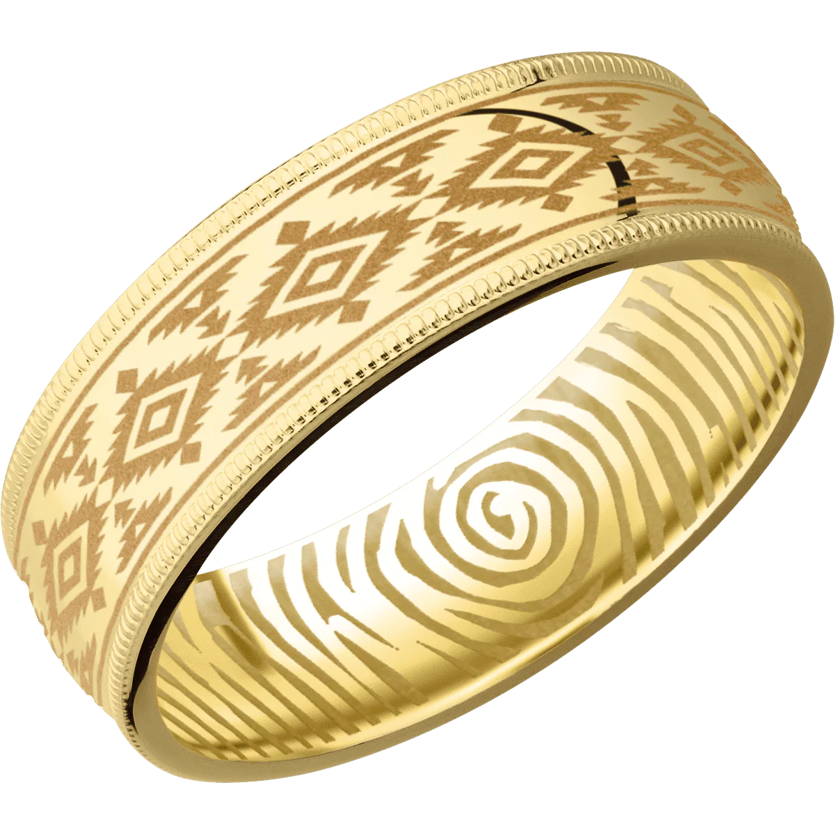 18K Yellow Gold + Polish Finish - Image 2