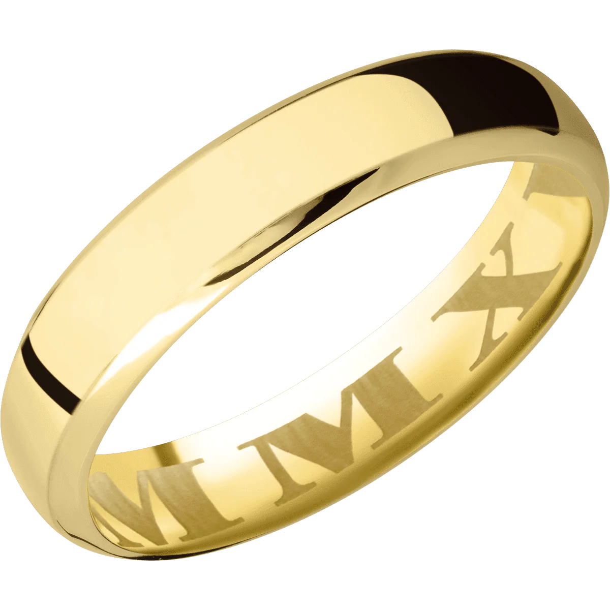 18K Yellow Gold + Polish , Polish Finish - Image 2