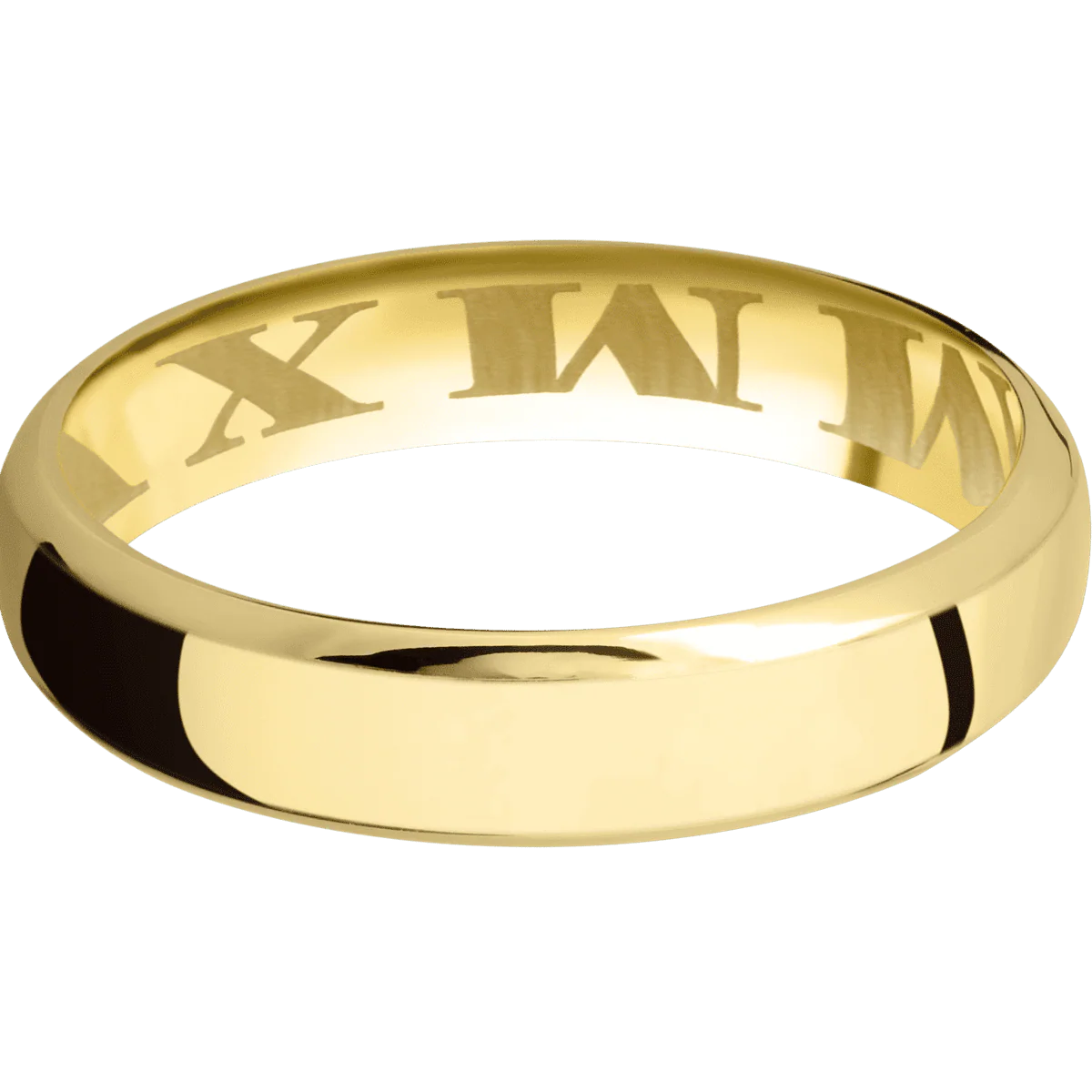 18K Yellow Gold + Polish , Polish Finish - Image 3