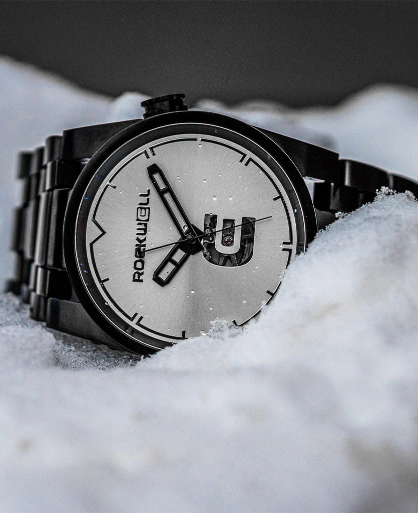 50mm Automatic - Lincoln Edition (Black/Silver) Watch - Image 3