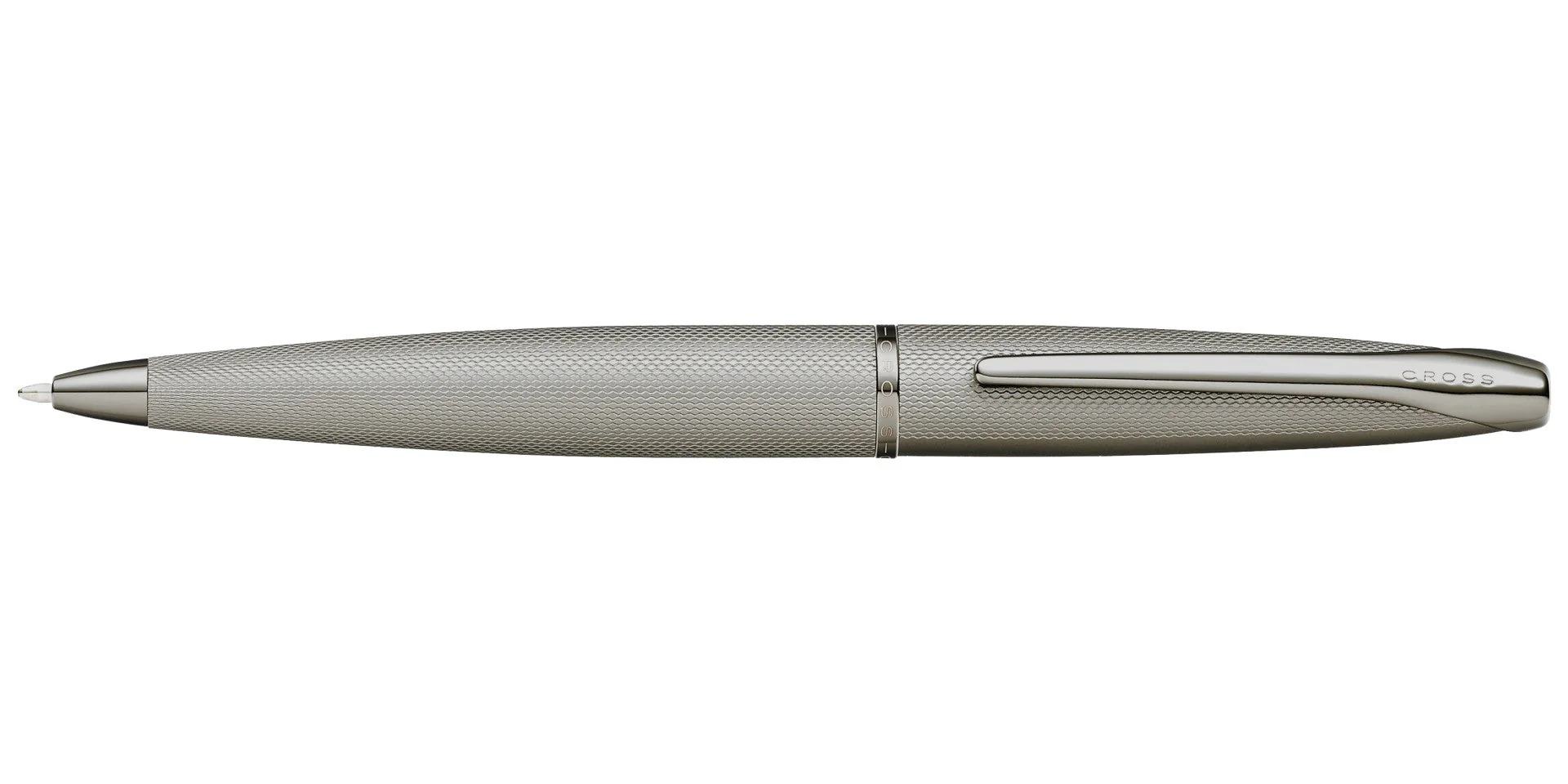 ATX® Sandblasted Titanium Gray Ballpoint Pen - Image 3