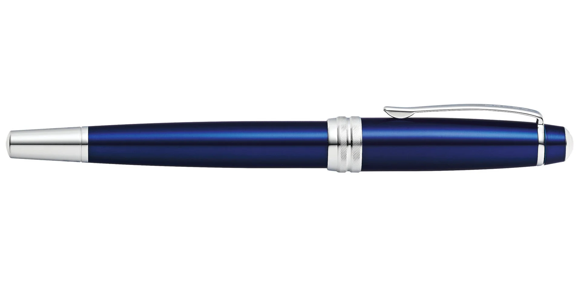 Bailey™ Blue Lacquer Stainless Steel Medium Nib Fountain Pen - Image 8