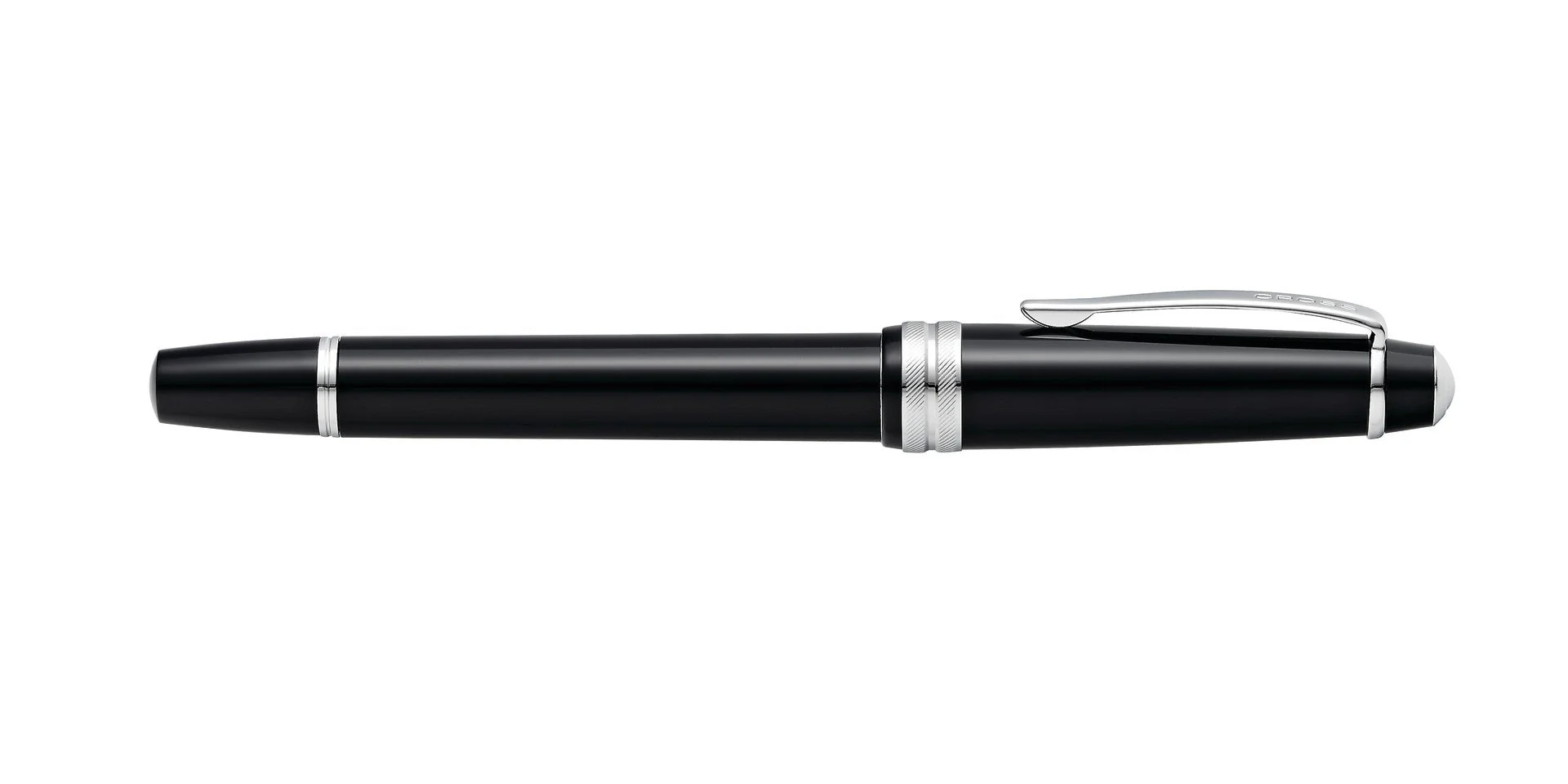 Bailey Light™ Polished Black Resin Fine Nib Fountain Pen - Image 6