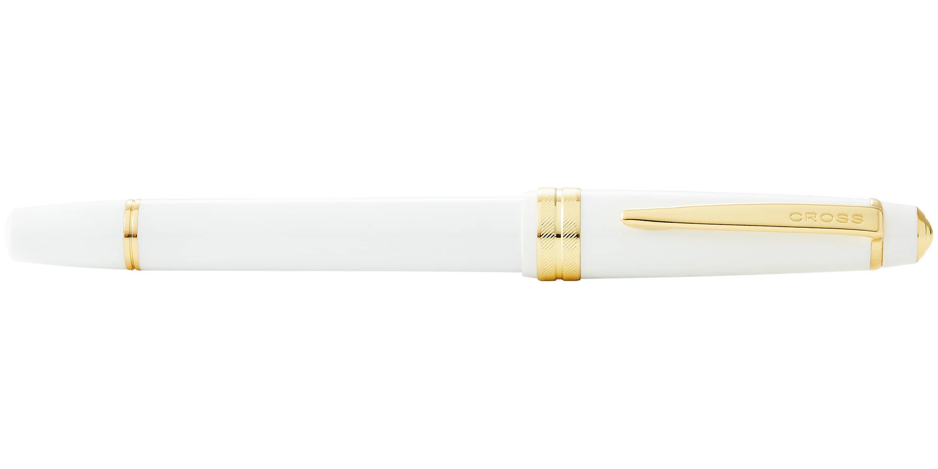 Bailey Light™ Polished White Resin and Gold Tone Extra-Fine Nib Fountain Pen - Image 5
