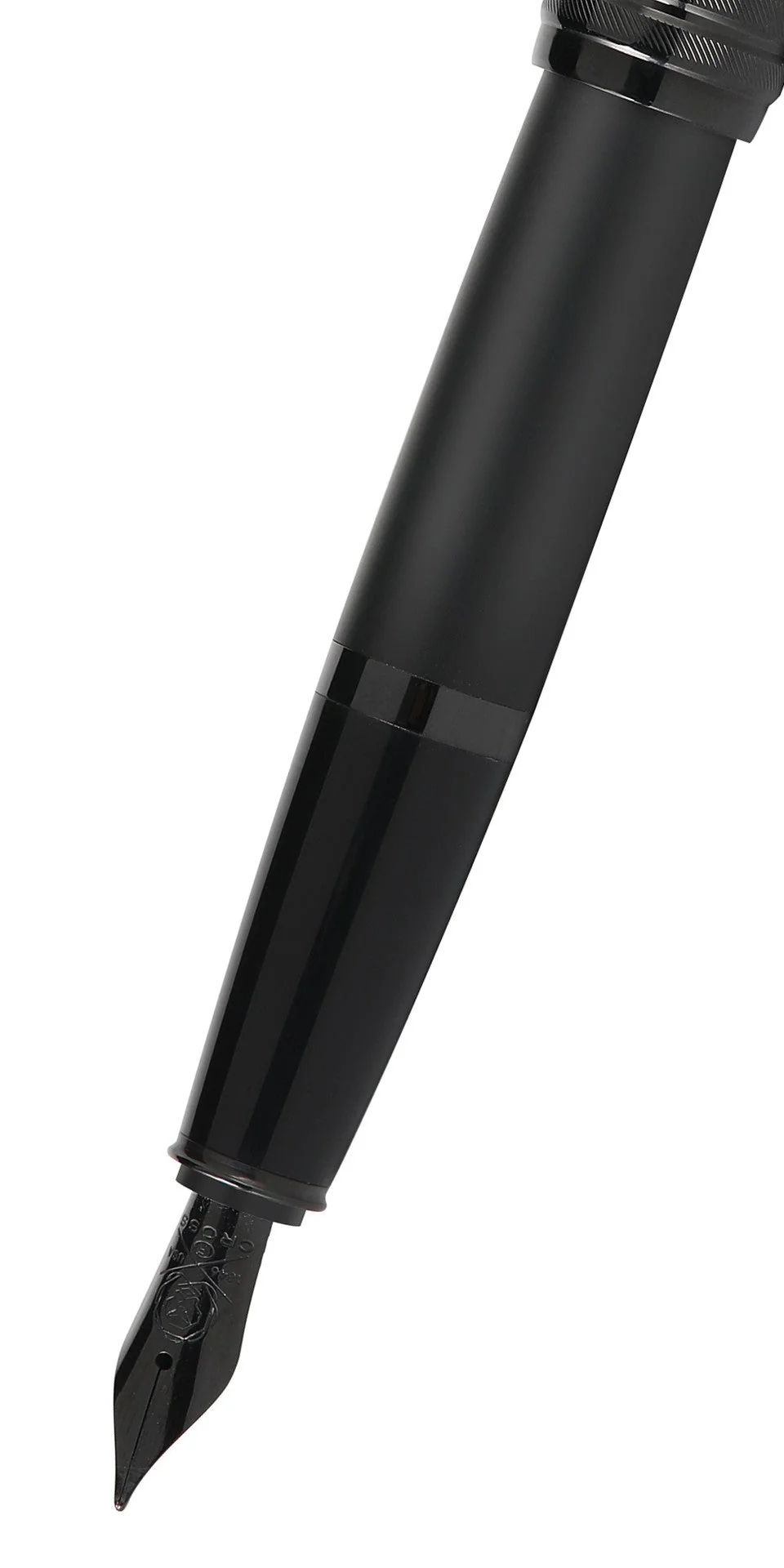 Bailey™ Matte Black Lacquer Stainless Steel Fine Nib Fountain Pen - Image 2